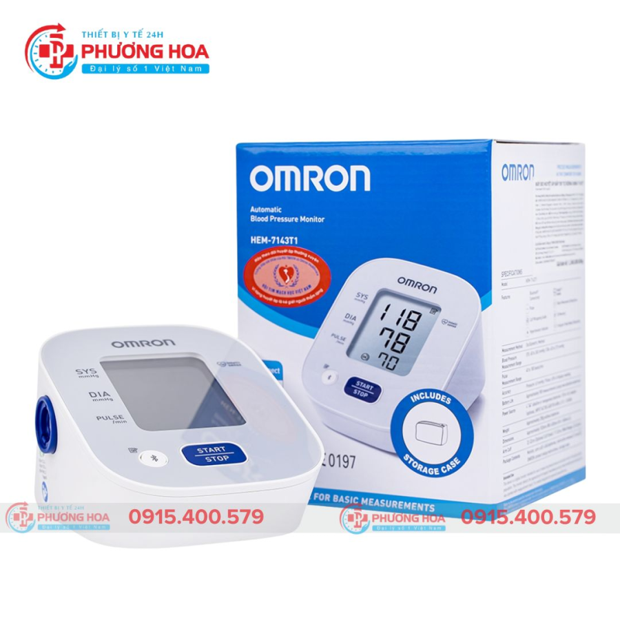 Máy Đo Huyết Áp Omron HEM-7143T1